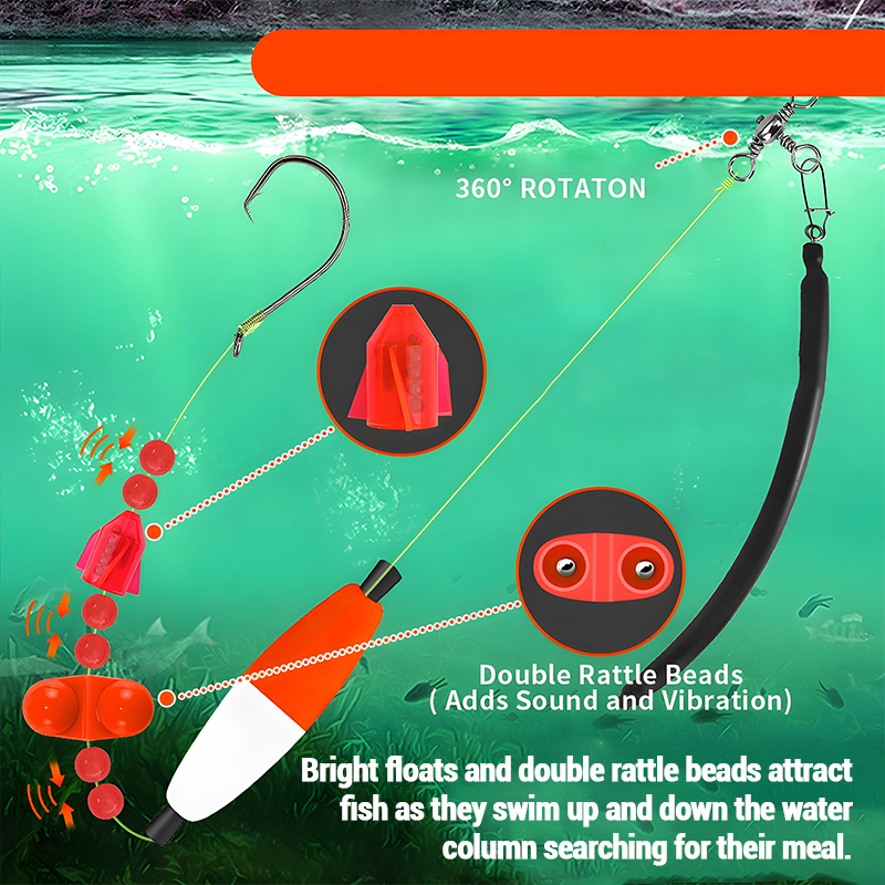 High Visibility Catfish Float Rigs