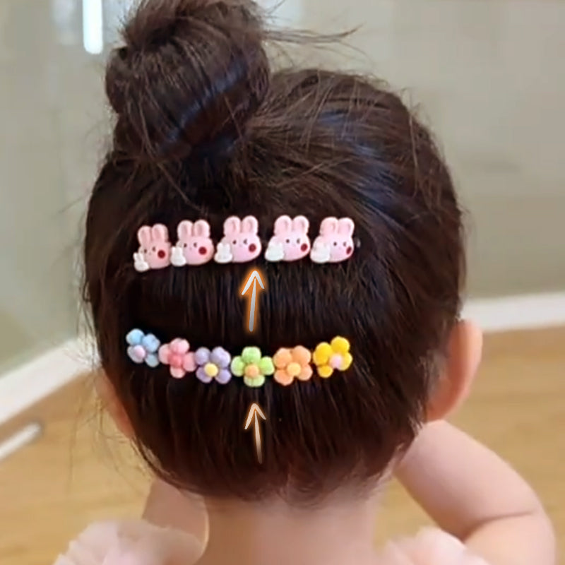 đNiedliche Cartoon Haar ZĂ€hmung Clip fĂŒr junge MĂ€dchen