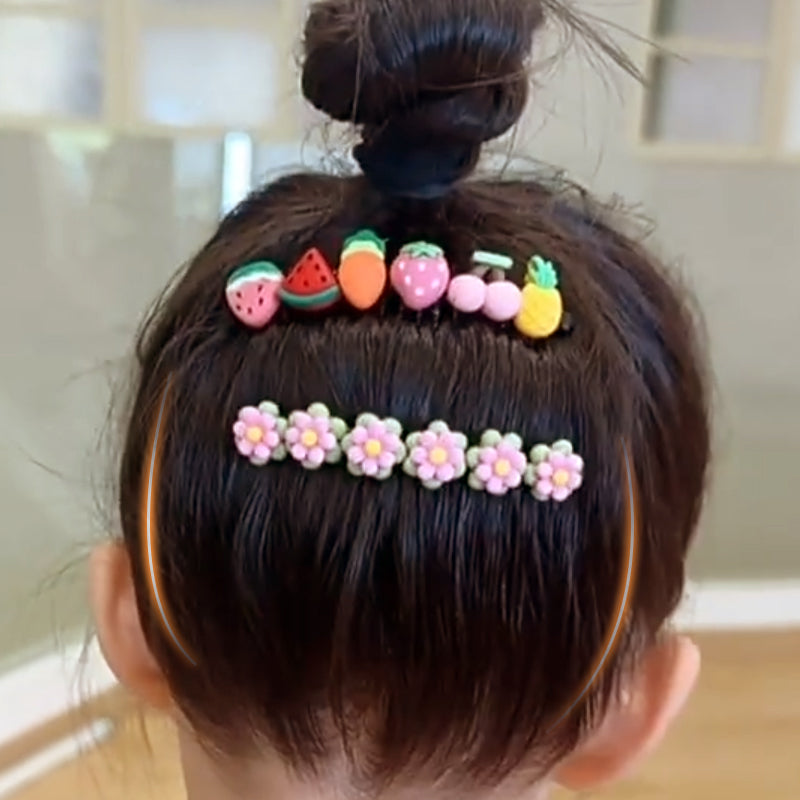 đNiedliche Cartoon Haar ZĂ€hmung Clip fĂŒr junge MĂ€dchen