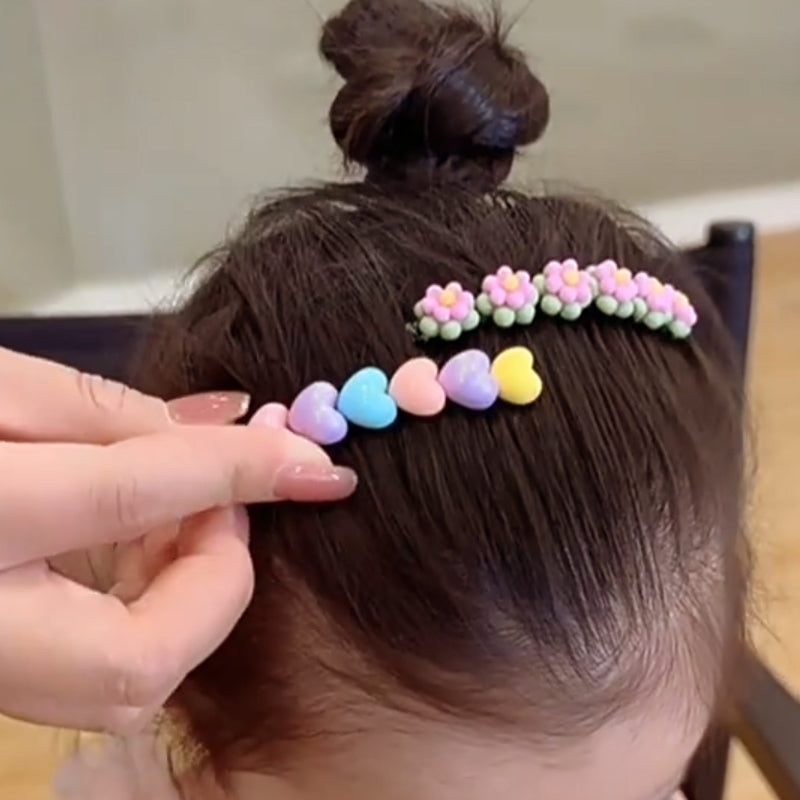 đNiedliche Cartoon Haar ZĂ€hmung Clip fĂŒr junge MĂ€dchen