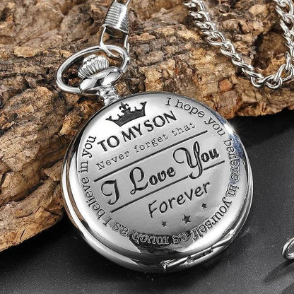 🎁Quarz-Taschenuhr mit Kette🎁