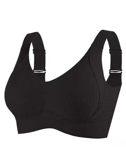 🎁Kaufen Sie 1 und erhalten Sie 3 Packungen💕Gerippter Push-up-BH für Frauen, verstellbar, kabellos💃