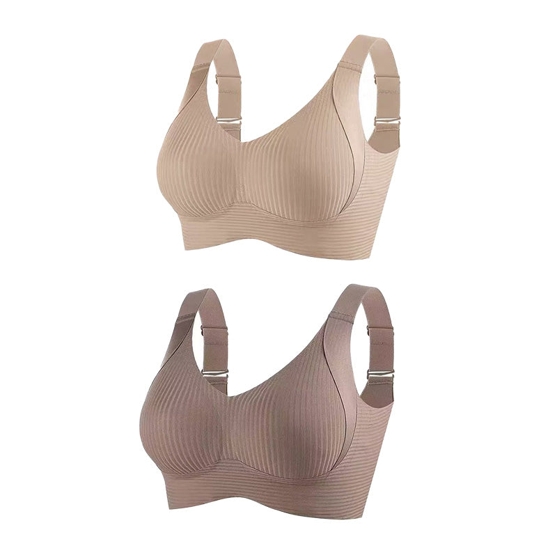 🎁Kaufen Sie 1 und erhalten Sie 3 Packungen💕Gerippter Push-up-BH für Frauen, verstellbar, kabellos💃