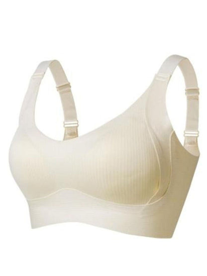 🎁Kaufen Sie 1 und erhalten Sie 3 Packungen💕Gerippter Push-up-BH für Frauen, verstellbar, kabellos💃