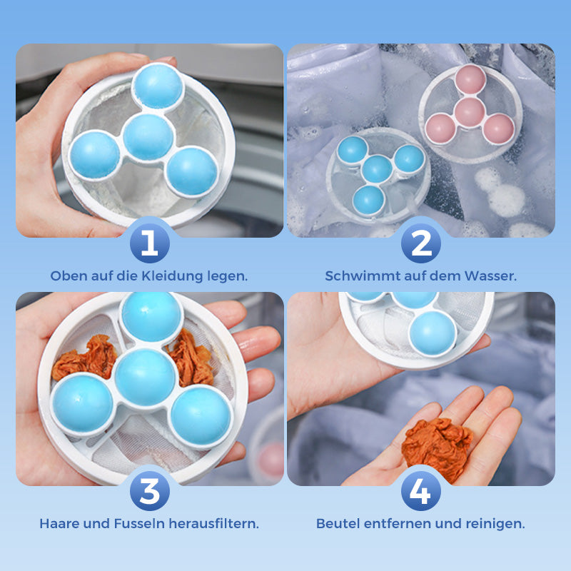 🎁✨Labor Day-Special🔥Schwimmender Filterbeutel-Waschball für Waschmaschinen💥💥Befristetes Angebot: 50% Rabatt auf Bestellungen