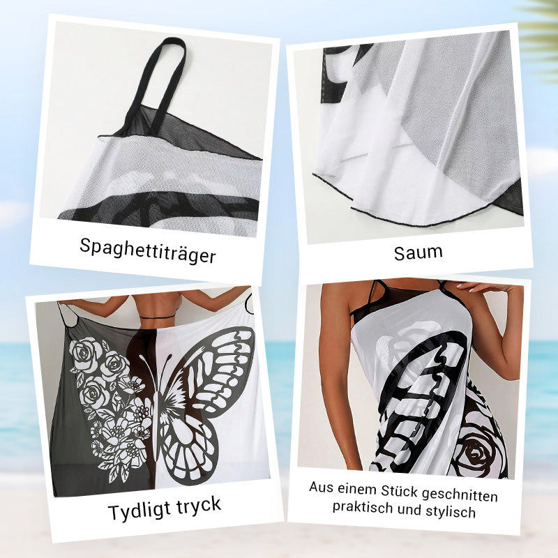 ⏳Zeitlich begrenztes Sonderangebot⏰Damen-Schmetterlings-Badeanzug, Cover-Up & Kleid
