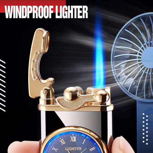 🔥2025Heißer Verkauf🔥 Creative Dial Rocker Arm aufblasbares Feuerzeug