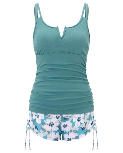 🏖️Letzter Tag! 60% REDUKTION - 💥🏝️ZWEITEILIGES TANKINI-SET MIT BAUCHANSATZ