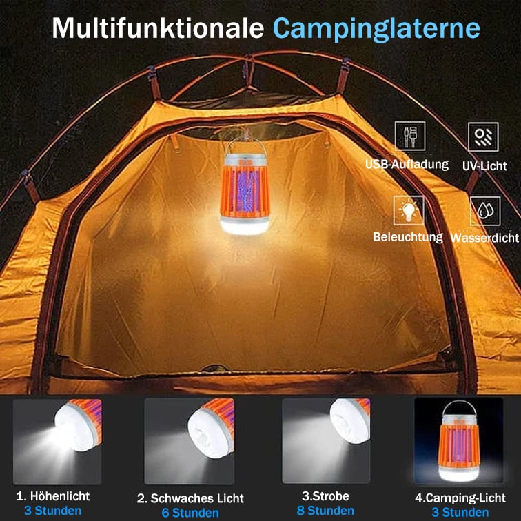 ⏳Begrenzte Zeit 50% Rabatt💥Multifunktionale Solar-Camping-Mückenvernichtungslampe