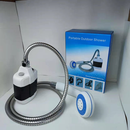 🚿 🔥 Tragbare Campingdusche mit einstellbarem Durchfluss - für eine einfache und bequeme Reinigung im Freien!
