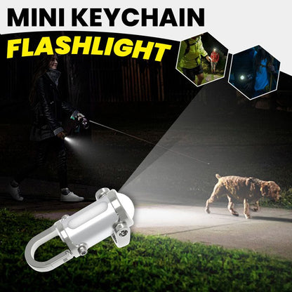 🔥1200LM Superhelle Mini-Schlüsselanhänger-Taschenlampe Wasserdicht