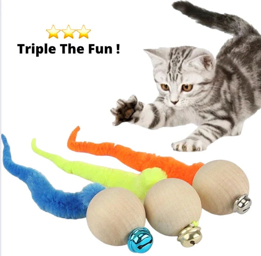 🐱Hüpfball-Katzenpielzeug