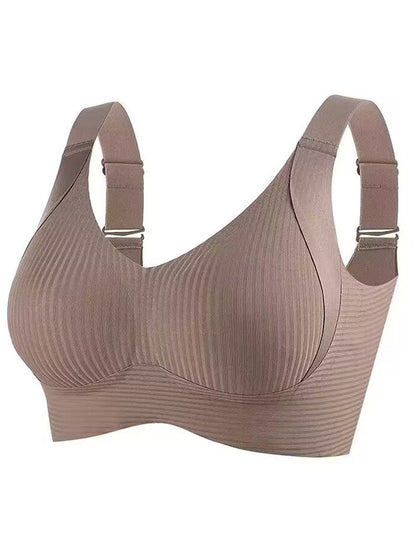 🎁Kaufen Sie 1 und erhalten Sie 3 Packungen💕Gerippter Push-up-BH für Frauen, verstellbar, kabellos💃