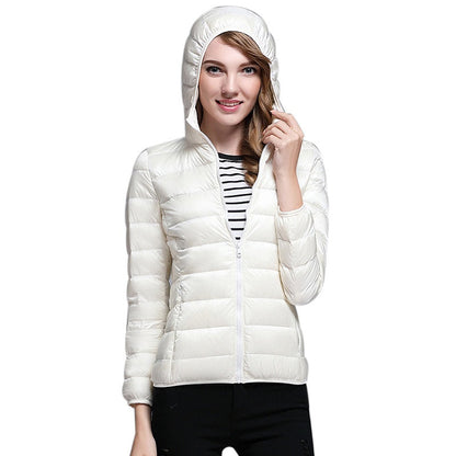 Women's Hooded Light Down Jacket