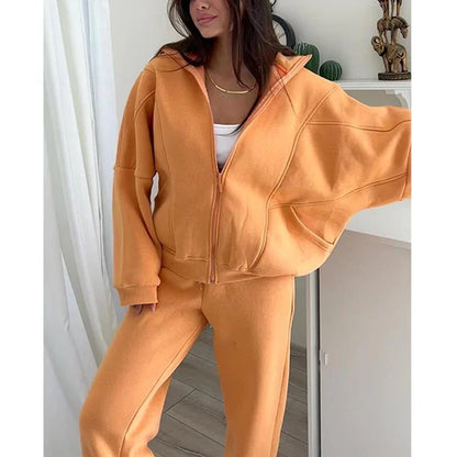 💥Free Shipping💥Triple Threaded High-Neck Casual Sportswear 2-piece set