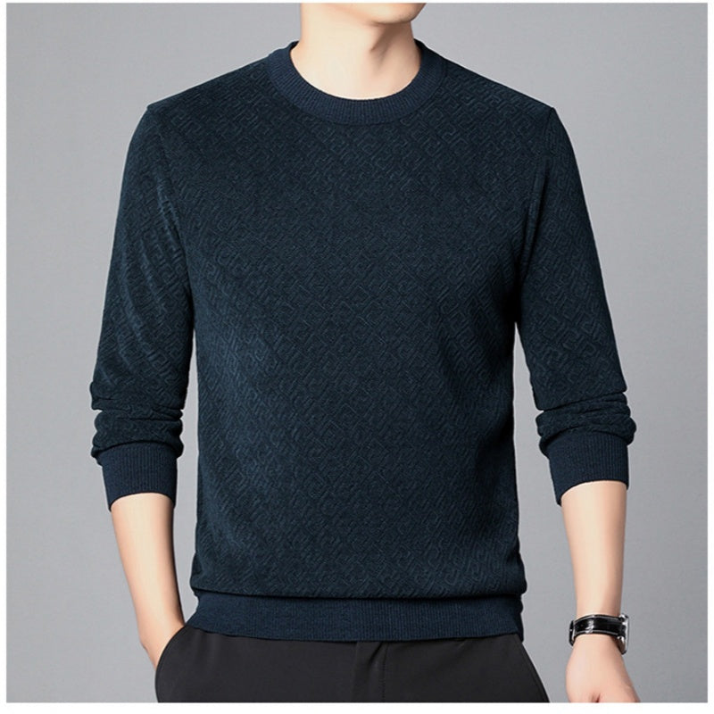 Thickened Men's Crew Neck Sweater