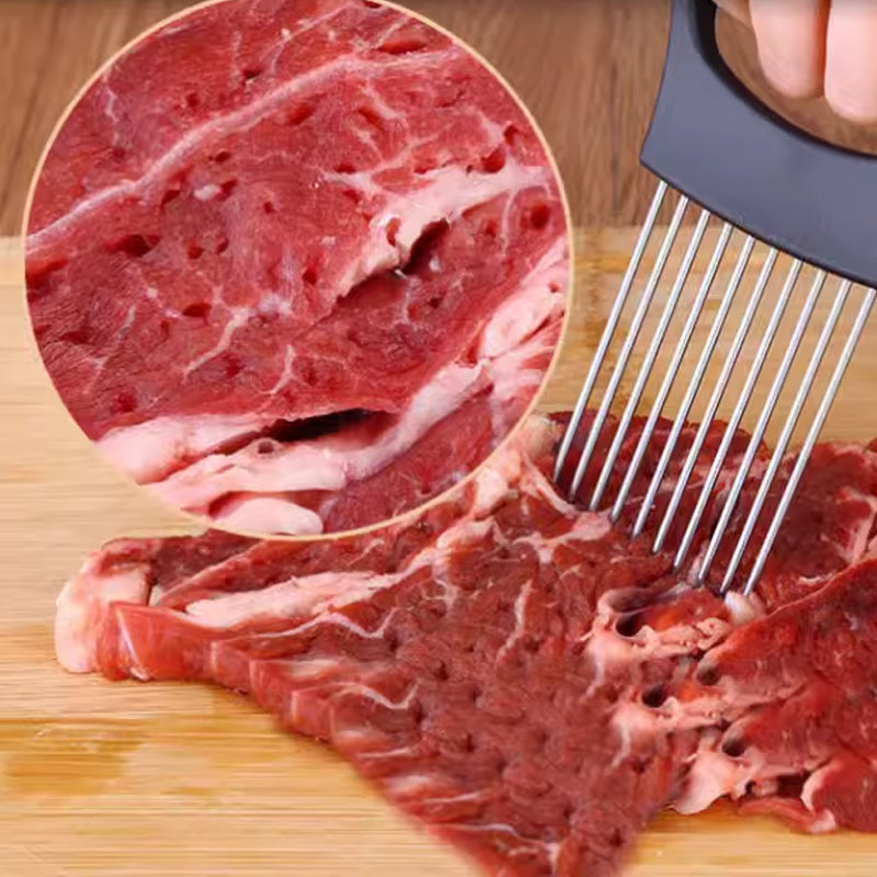 🔥Begrenzte Zeit 50% Rabatt 🔥Edelstahl-Gemüsehalter zum Schneiden