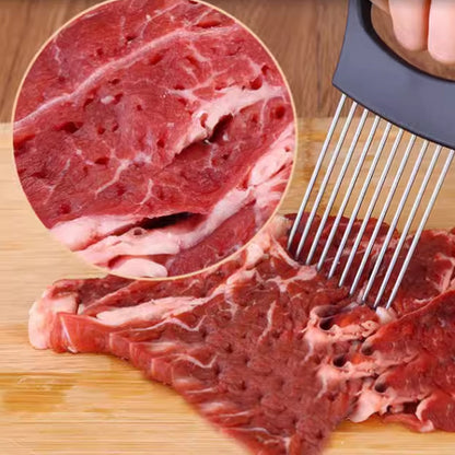 🔥Begrenzte Zeit 50% Rabatt 🔥Edelstahl-Gemüsehalter zum Schneiden