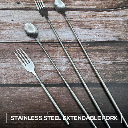 Edelstahl-Ausziehfork