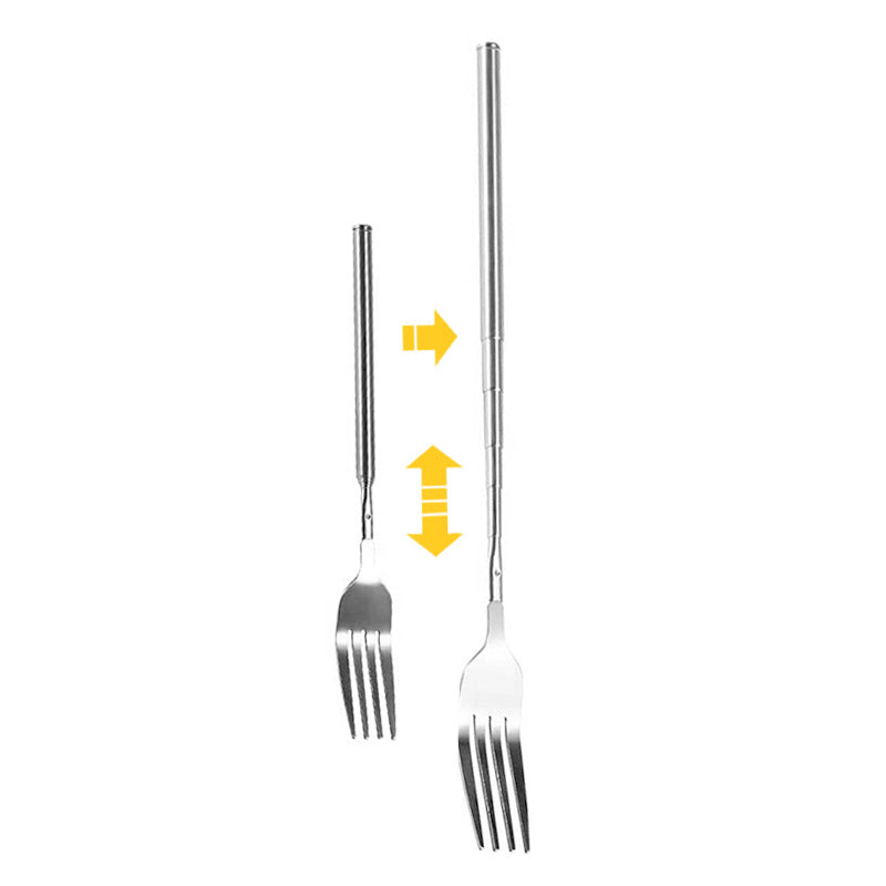 Edelstahl-Ausziehfork