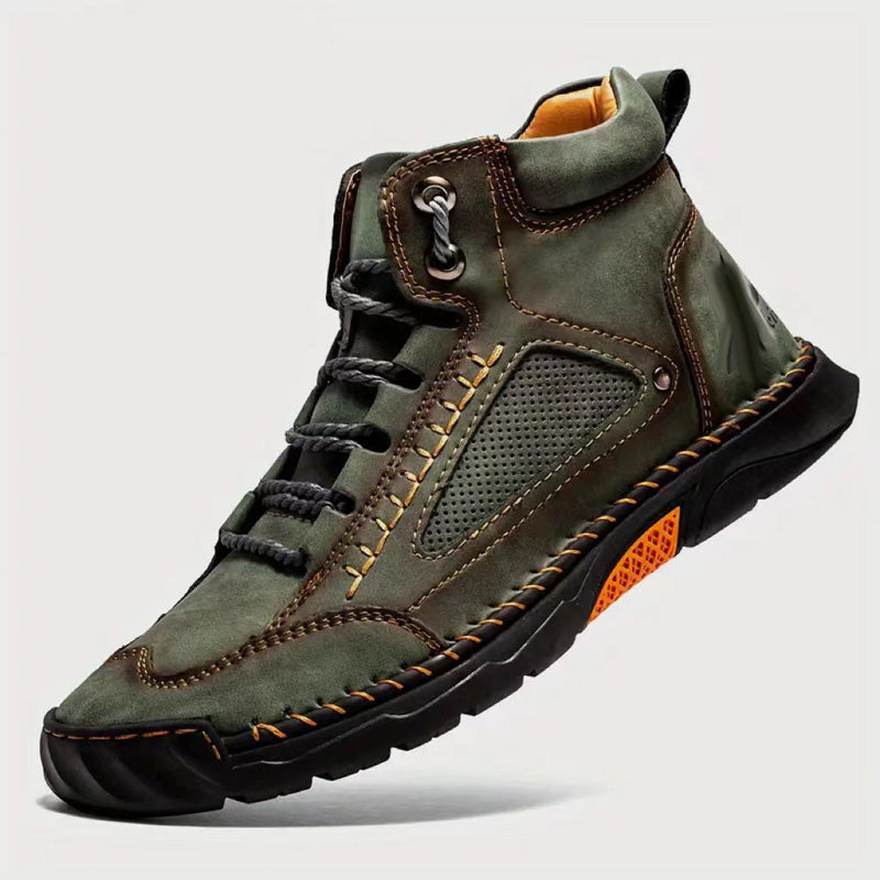 ⏳Begrenzte Zeit 50% Rabatt💥Stilvolle handgenähte Herrenstiefel mit flacher Sohle