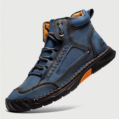 ⏳Begrenzte Zeit 50% Rabatt💥Stilvolle handgenähte Herrenstiefel mit flacher Sohle