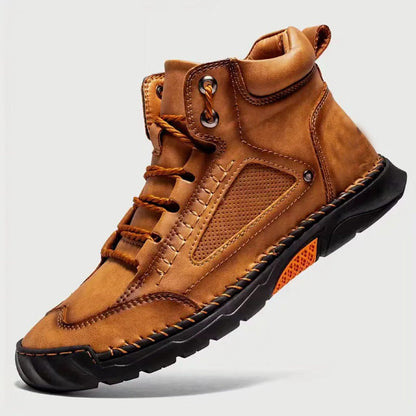 ⏳Begrenzte Zeit 50% Rabatt💥Stilvolle handgenähte Herrenstiefel mit flacher Sohle