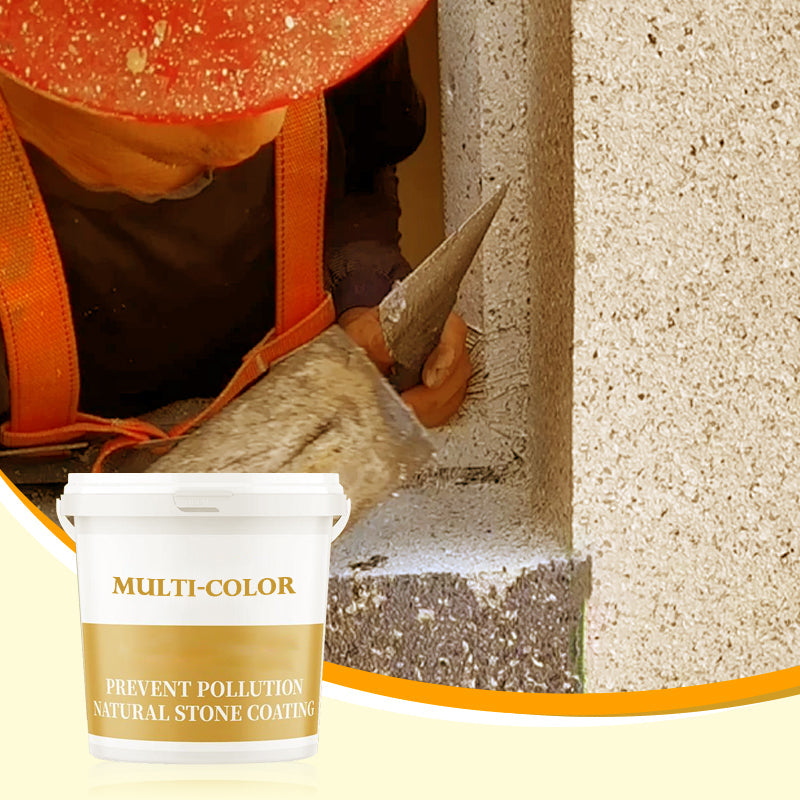 🔥Super Bulk 2kg Sonderpackung🔥Wasserfeste mehrfarbige Natursteinfarbe gewaschen