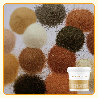 🔥Super Bulk 2kg Sonderpackung🔥Wasserfeste mehrfarbige Natursteinfarbe gewaschen