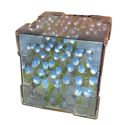 🌷 Oster-Sonderangebote 45% Rabatt! 🥚✨Magischer Würfel DIY Tulip Mirror Light