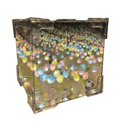 🌷 Oster-Sonderangebote 45% Rabatt! 🥚✨Magischer Würfel DIY Tulip Mirror Light