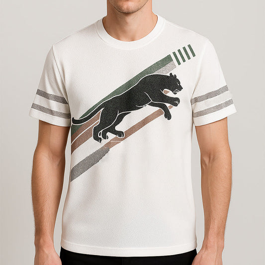 ⏳ Begrenzte Zeit 54% Rabatt 💥Bedrucktes Kurzarm-T-Shirt mit Rundhalsausschnitt für Männer（Je mehr Sie kaufen, desto höher der Rabatt）