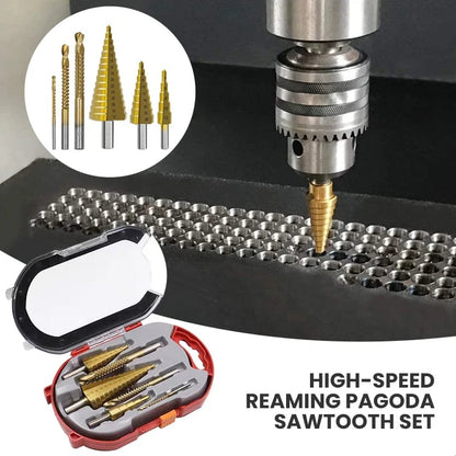 🔥50% Rabatt 💥6 PCS HSS Titan beschichtetes Bohrer-Set mit Titan-Beschichtung