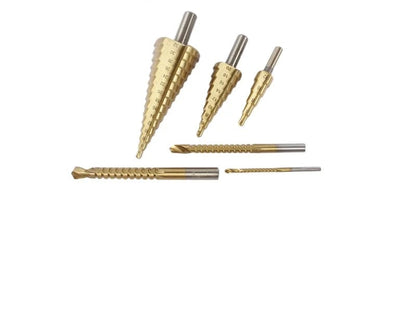 🔥50% Rabatt 💥6 PCS HSS Titan beschichtetes Bohrer-Set mit Titan-Beschichtung