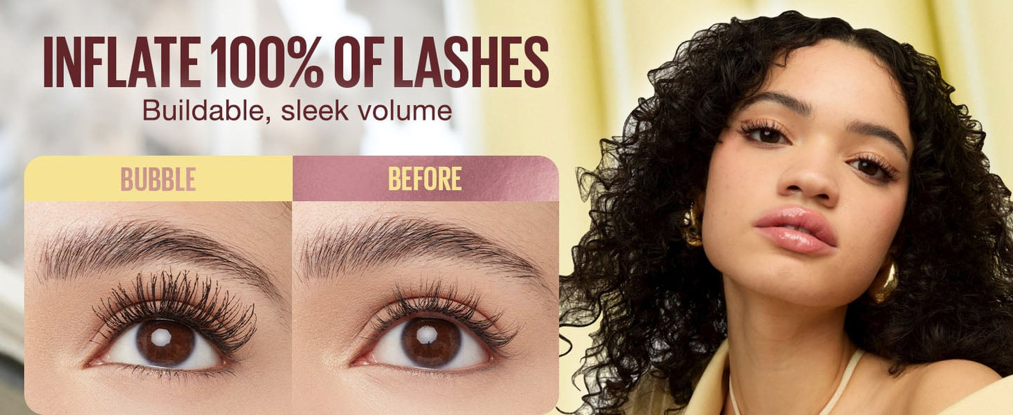 ✨KAUFEN SIE 1 UND ERHALTEN SIE 1 GRATIS!!✨Bubble Mascara💯Formel für Volumen und Länge für kräftige, getrennte Wimpern 2