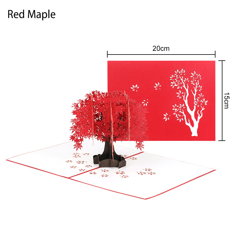 Kreativ 3D-Papier-Schnitkarton-Popup-Karte