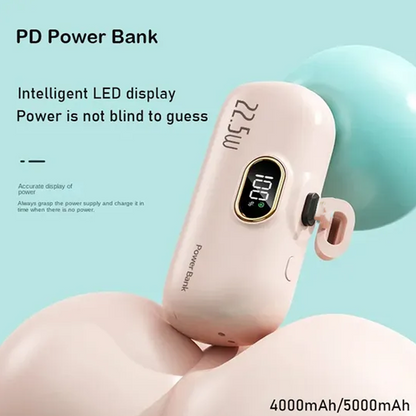 🔥5000 mAh Mini-tragbares Ladegerät Power Bank für Mobiltelefone
