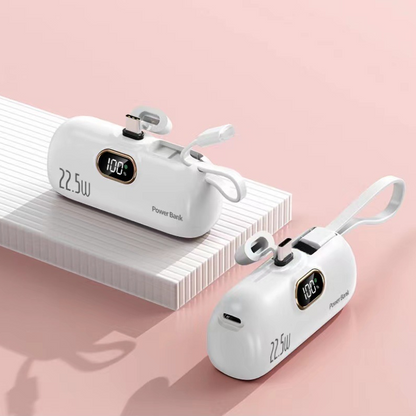 🔥5000 mAh Mini-tragbares Ladegerät Power Bank für Mobiltelefone