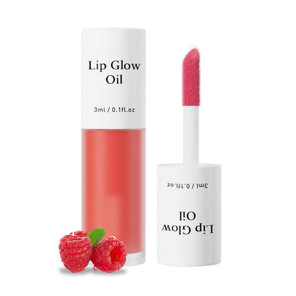 Obst- und Blumen-Dufthydratierender Lippenöl mit leuchtendem Finish