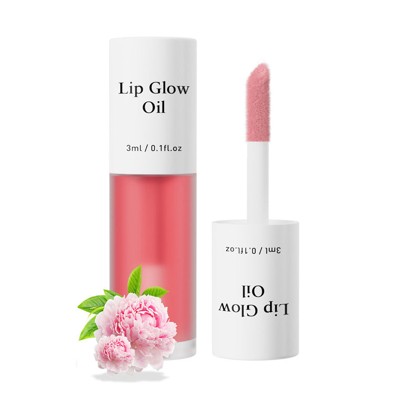 Obst- und Blumen-Dufthydratierender Lippenöl mit leuchtendem Finish
