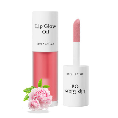 Obst- und Blumen-Dufthydratierender Lippenöl mit leuchtendem Finish