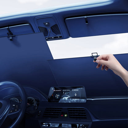 🌞50% Rabatt 🌈Universal versenkbare Sonnenblende für Auto-Frontscheiben
