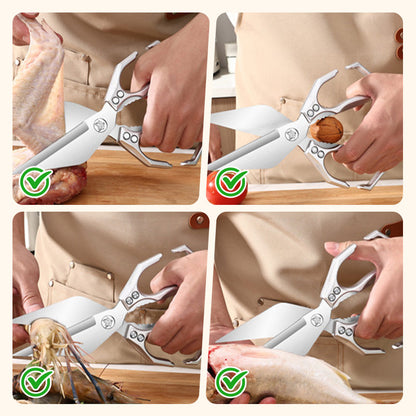 🔥Hot Sale 50% Rabatt🔥Multifunktionale Hochleistungs-Küchenschere💪✂️