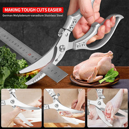 🧄 Multifunktionale Küchenschere Schere✂️